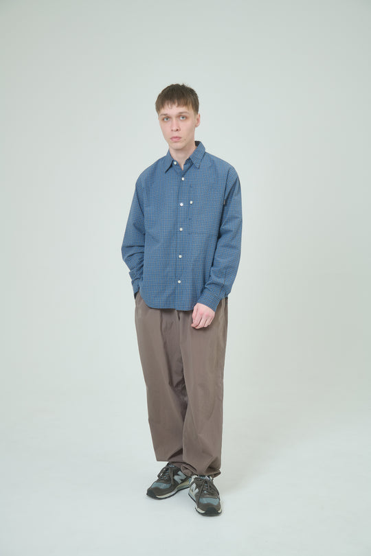 IP Plaid L/S Shirt - Blue