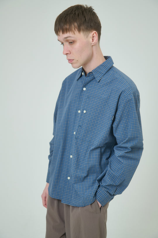 IP Plaid L/S Shirt - Blue