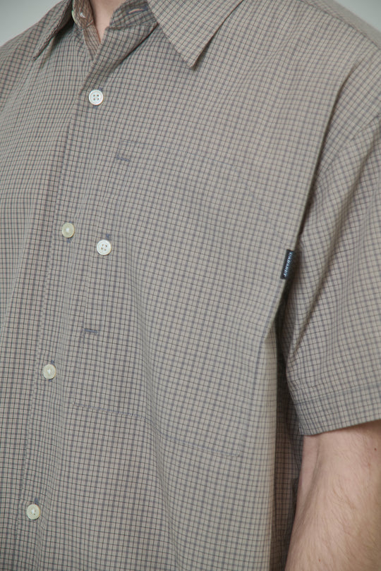IP Plaid S/S Shirt - Brown