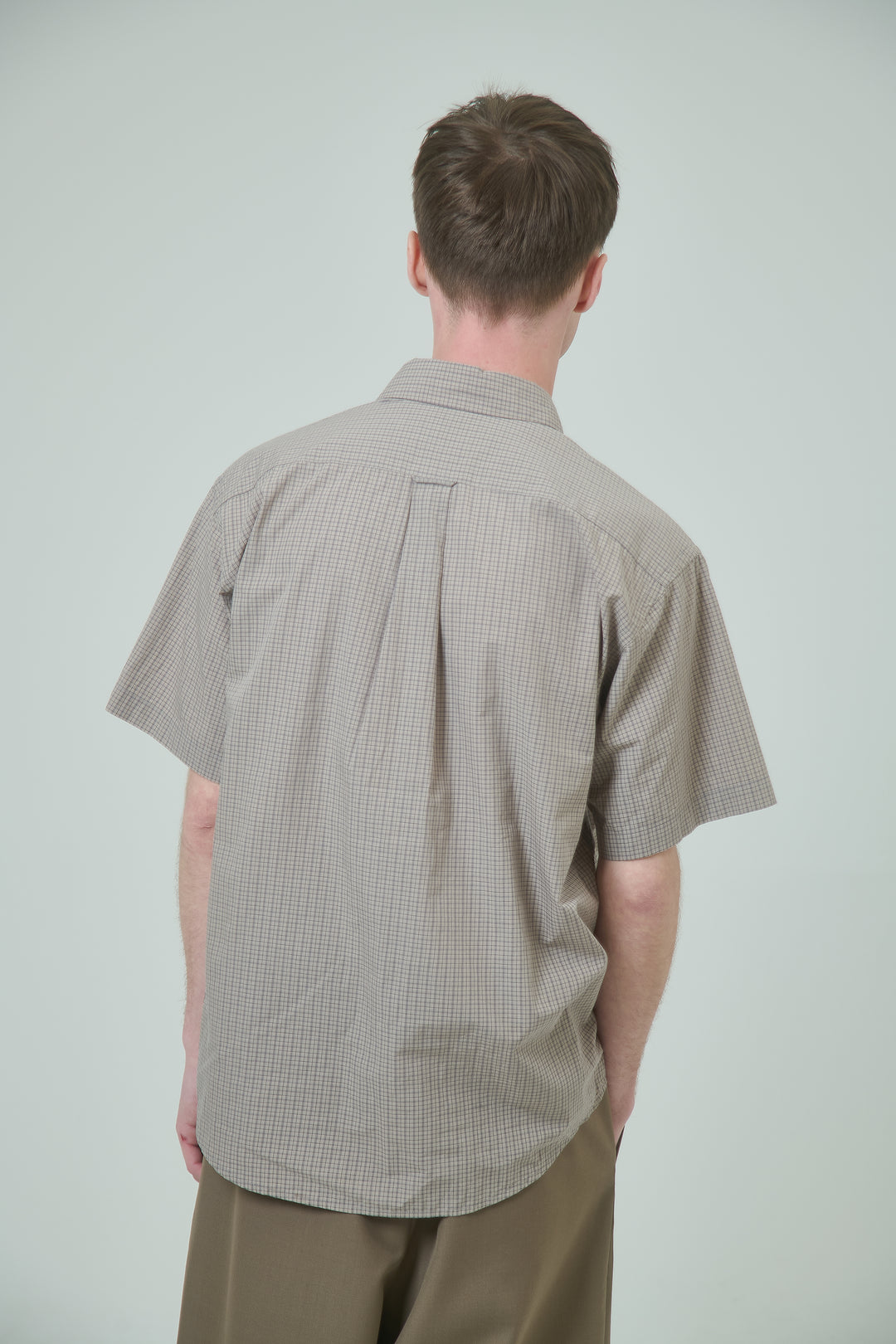 IP Plaid S/S Shirt - Brown