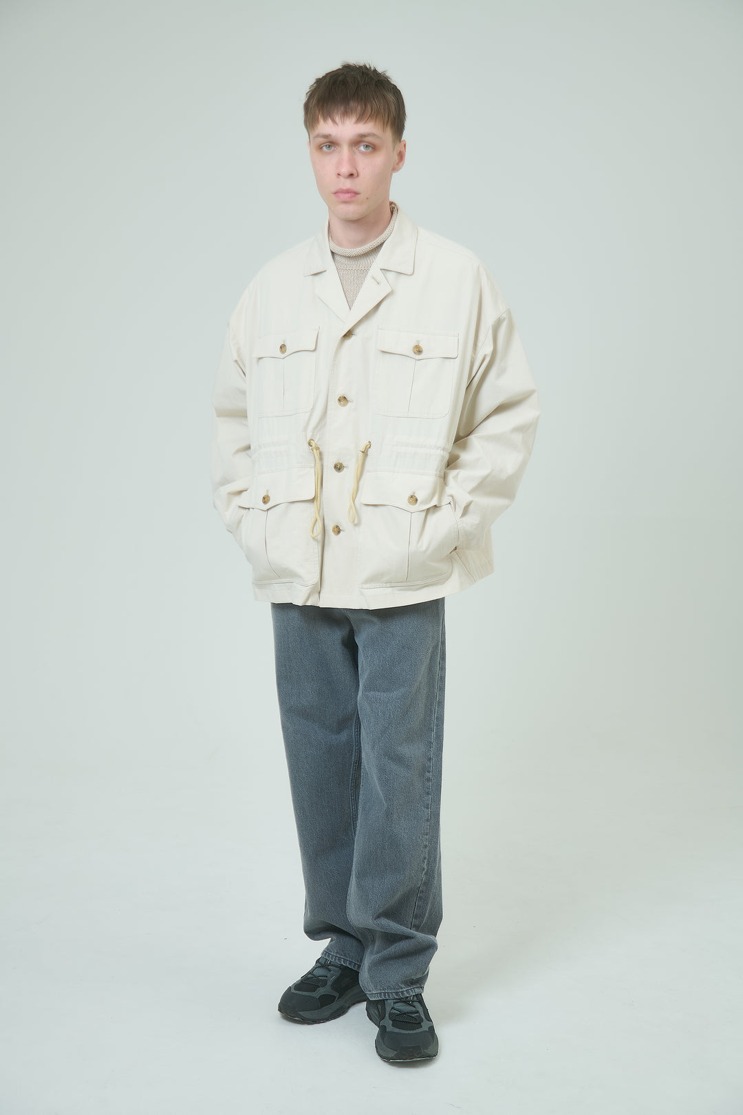 Safari Over Jacket - Ivory