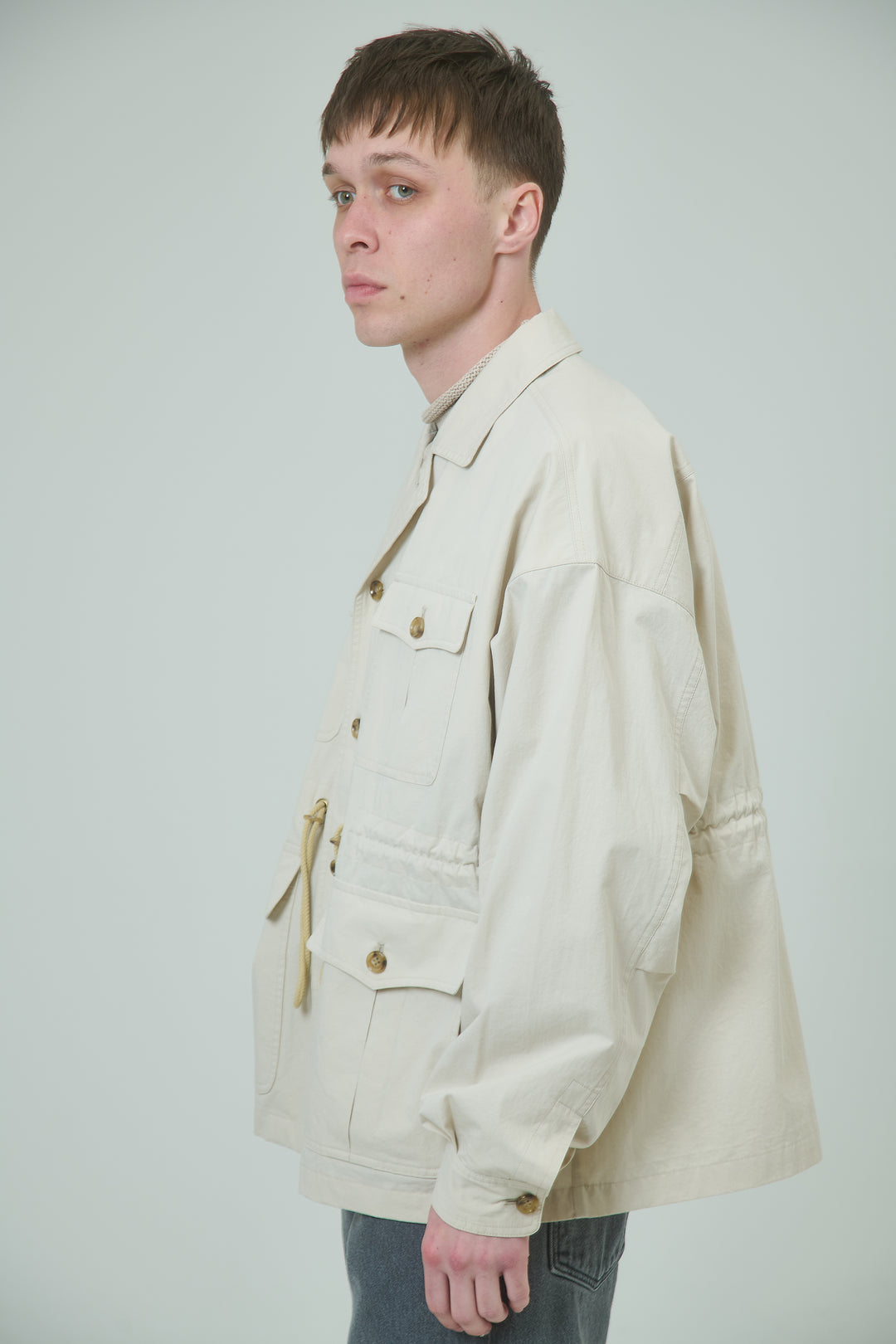 Safari Over Jacket - Ivory