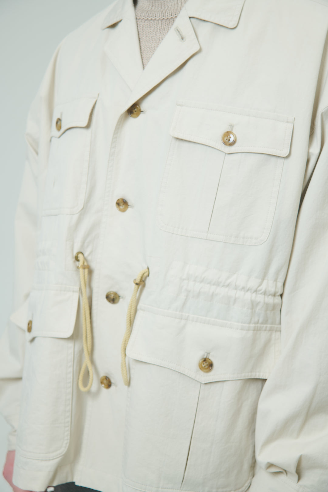 Safari Over Jacket - Ivory