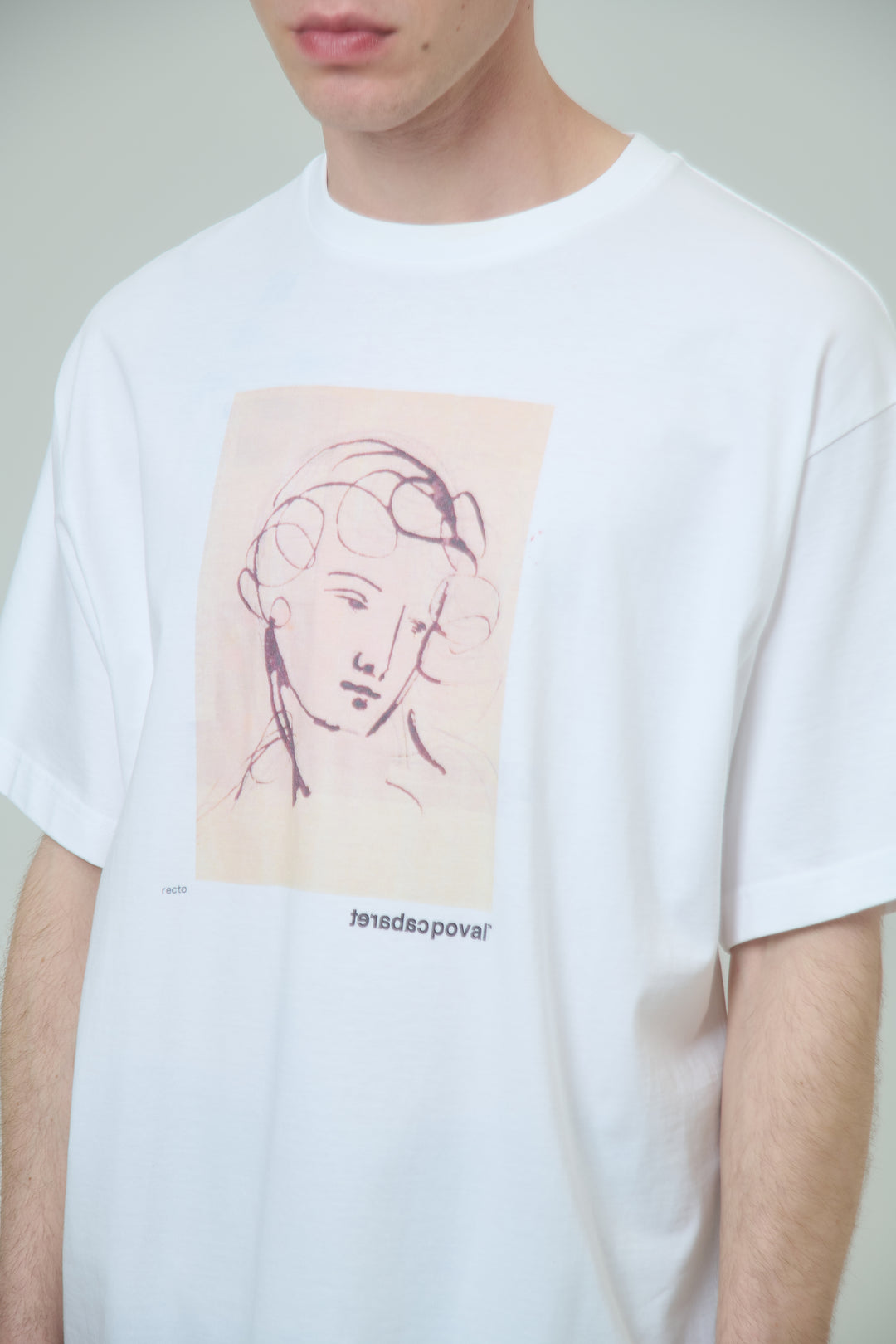 Printed Tee - White