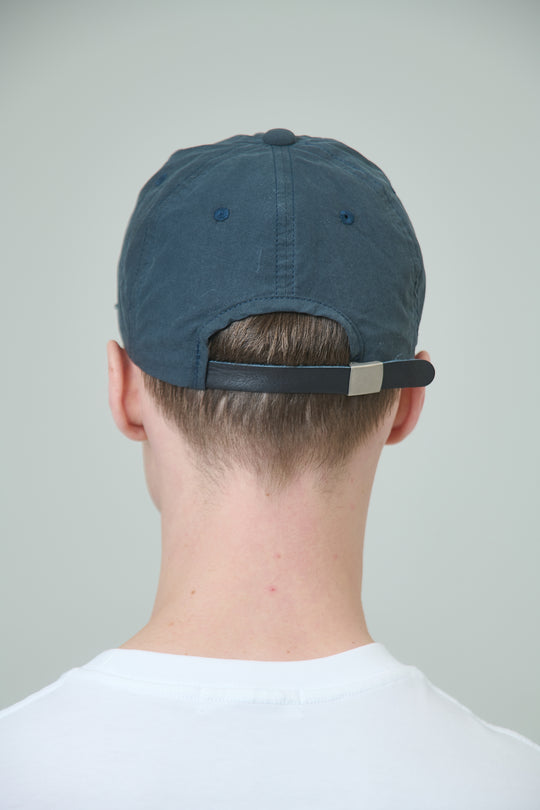 Cotton Silk 6-Panel Cap - Silk Black