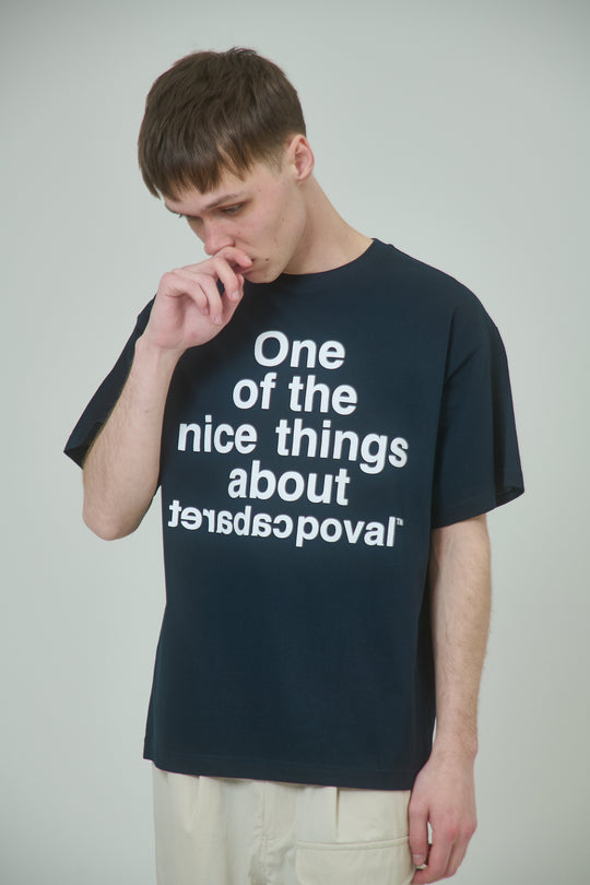 Nice Things Tee - Navy