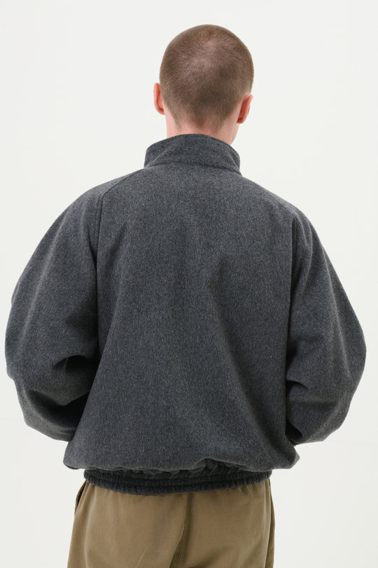 Reversible Harrington Jacket - Beige