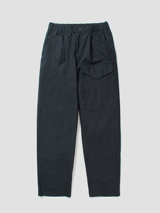 Cotton Silk BD Trousers - Silk Black