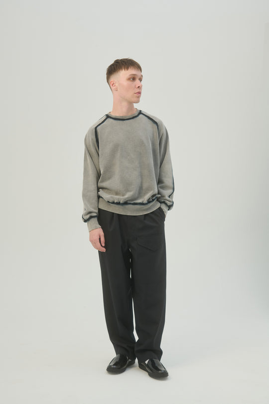 Prorsum Crewneck Bleach Dyed