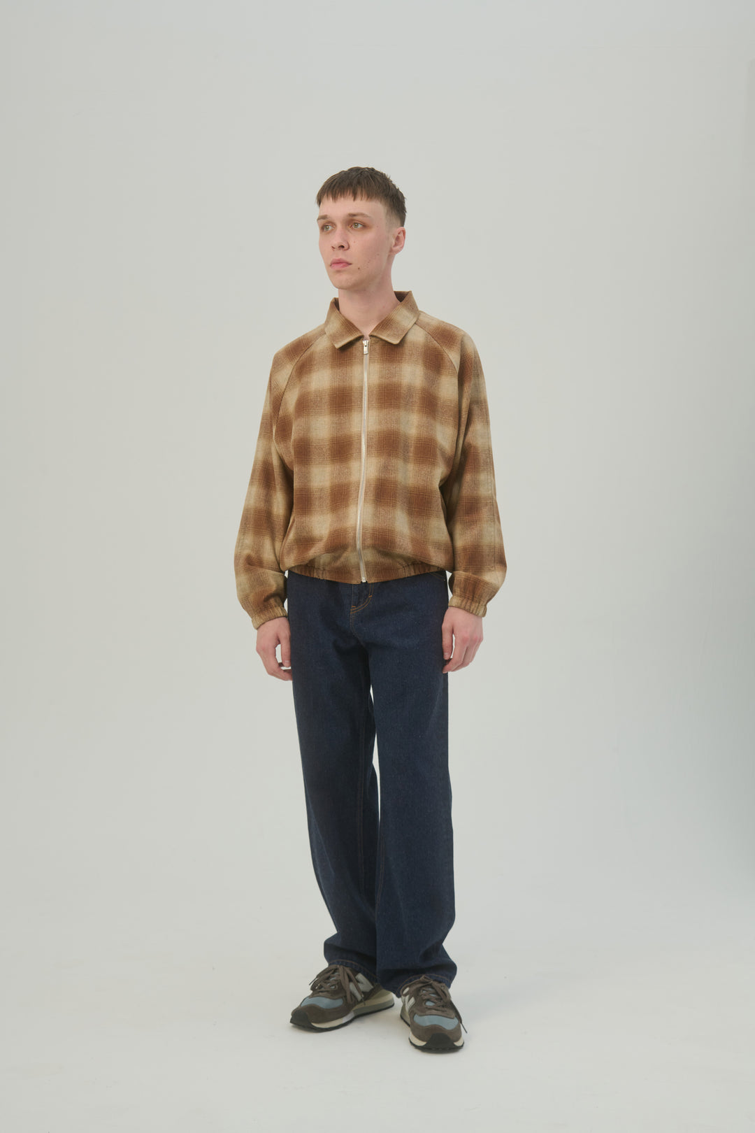 Wool Ombre Check Drizzler Shirt