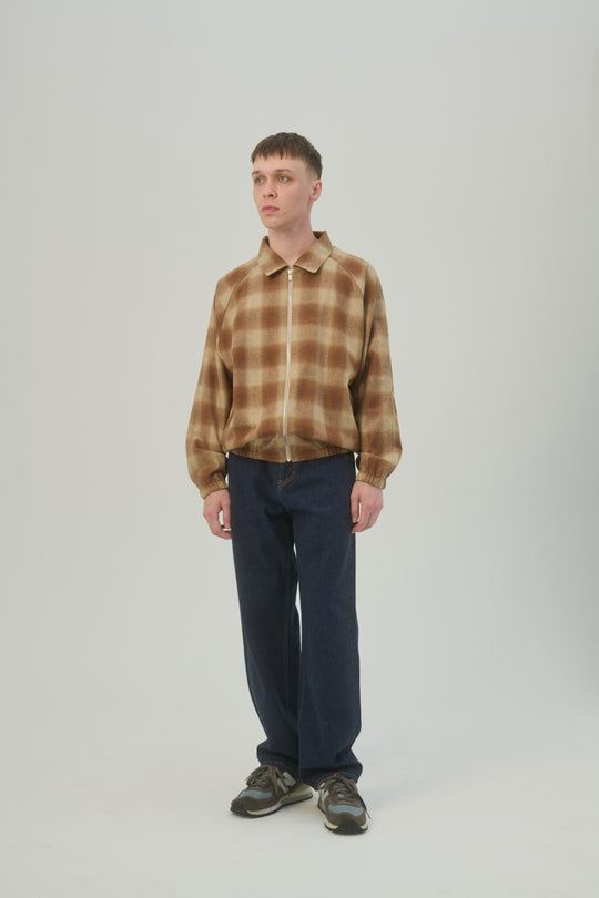 Wool Ombre Check Drizzler Shirt
