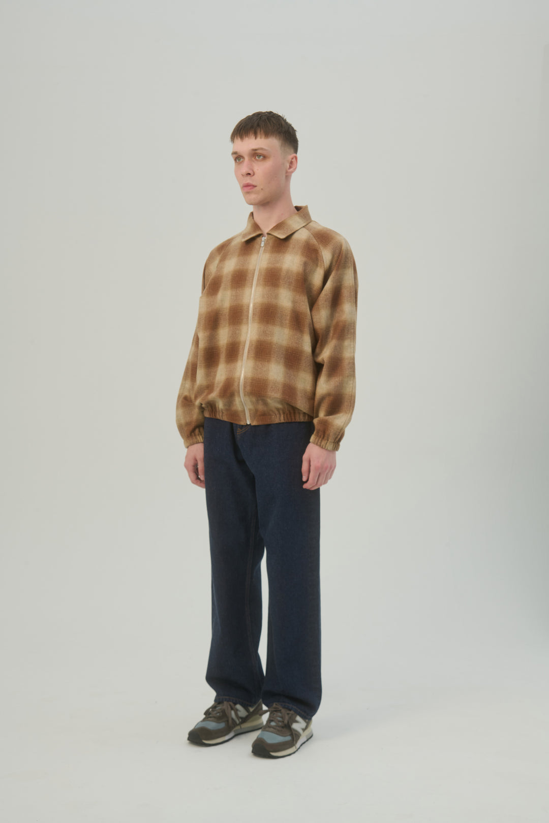Wool Ombre Check Drizzler Shirt
