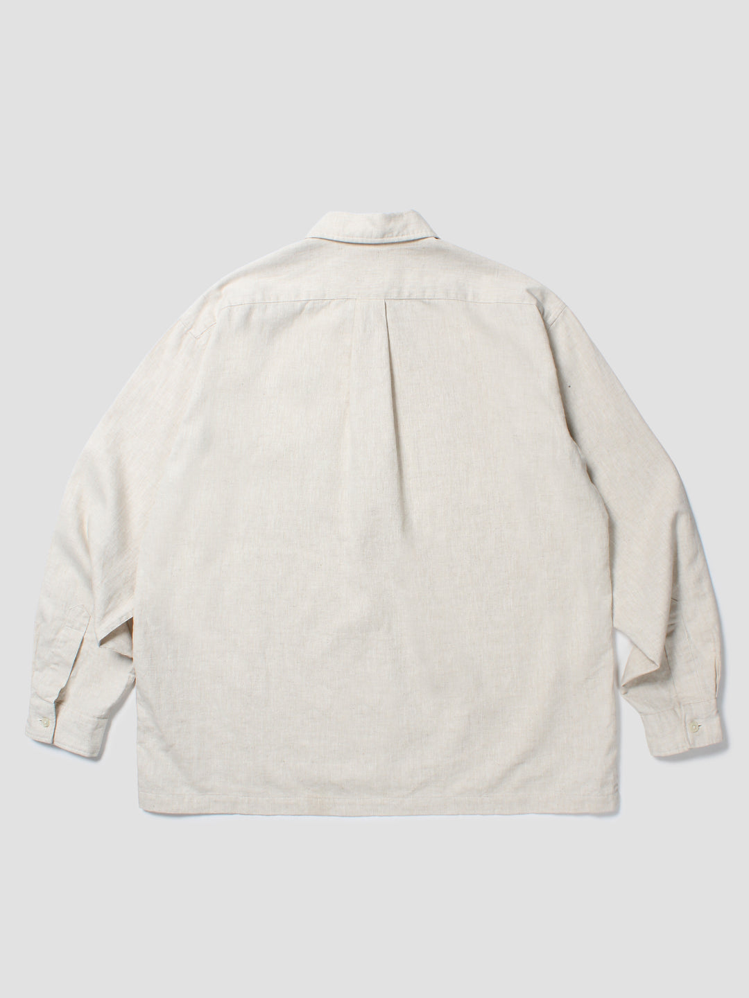 Linen Cotton Pullover Shirt - Ivory
