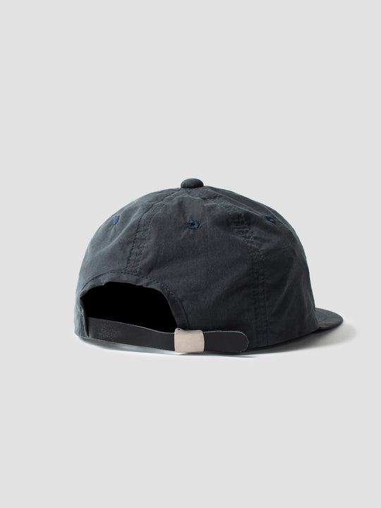 Cotton Silk 6-Panel Cap - Silk Black