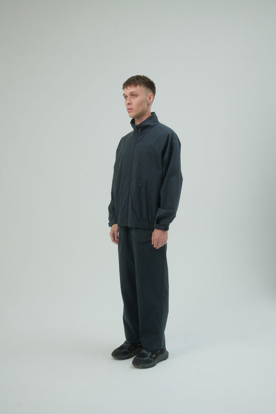 Cotton Silk BD Trousers - Silk Black