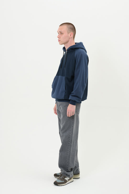 Dualtone Half Zip Hoodie - Black