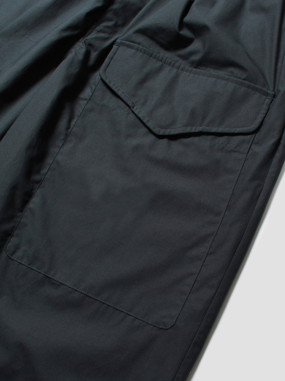 Cotton Silk BD Trousers - Silk Black