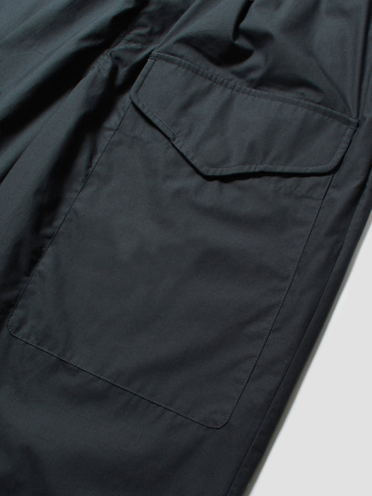 Cotton Silk BD Trousers - Silk Black