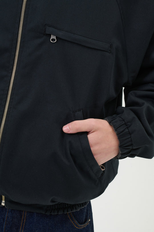 Reversible Harrington Jacket - Beige