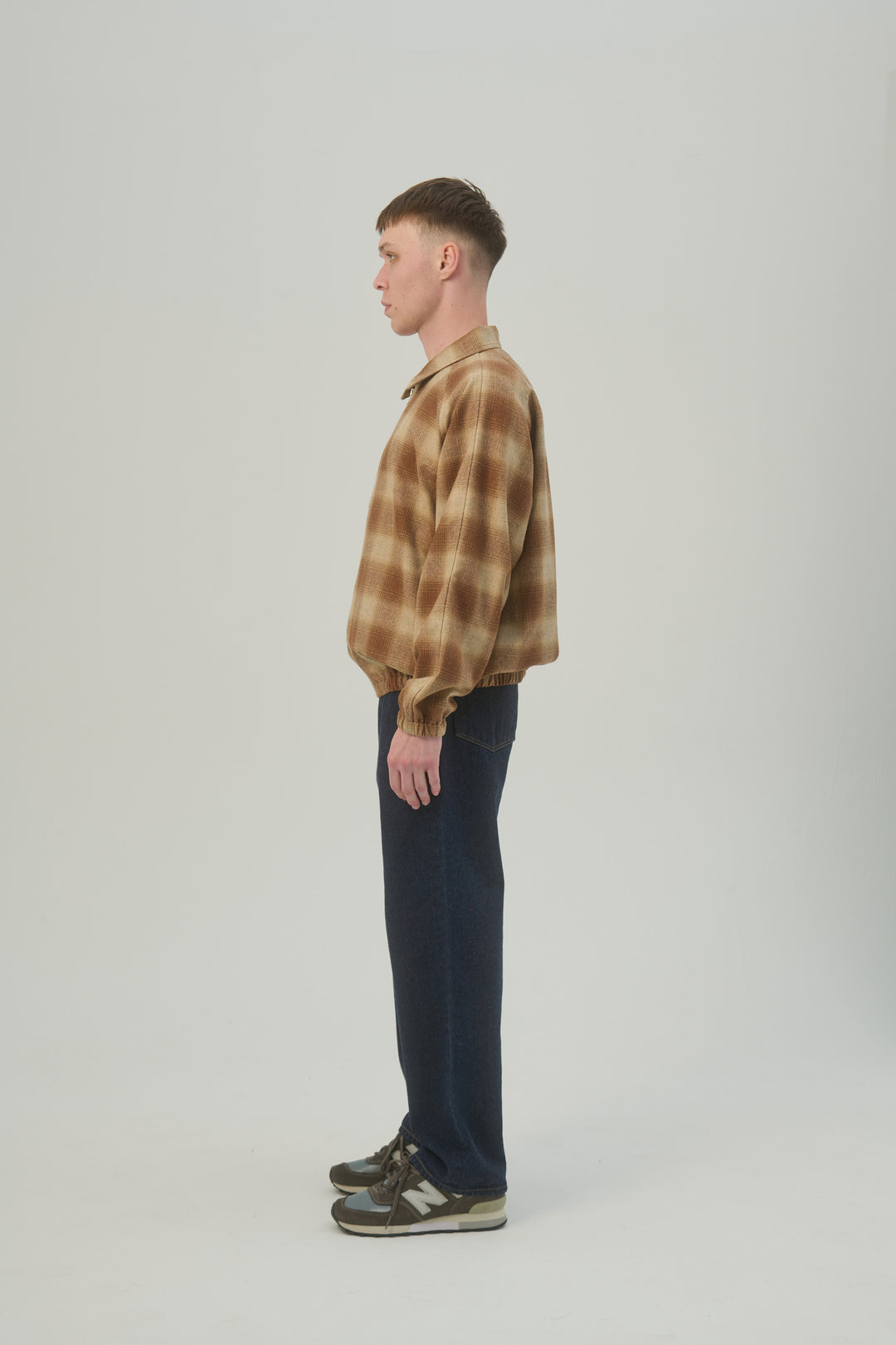 Wool Ombre Check Drizzler Shirt