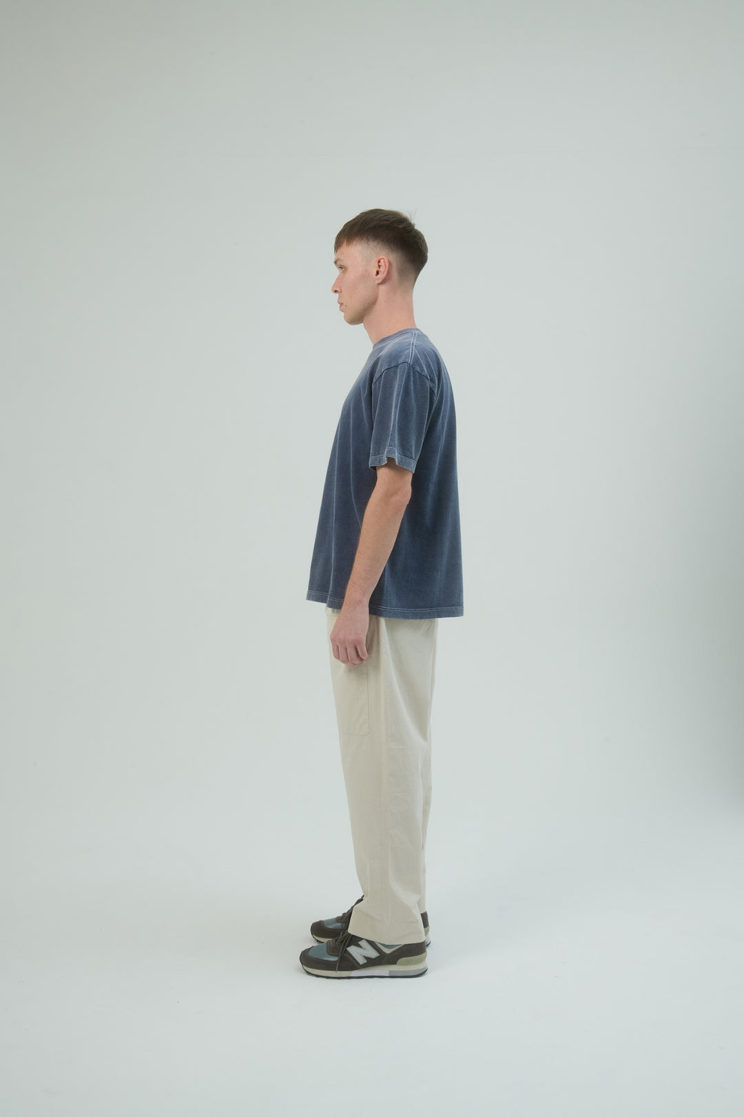 Bleach Dyed Top - Black