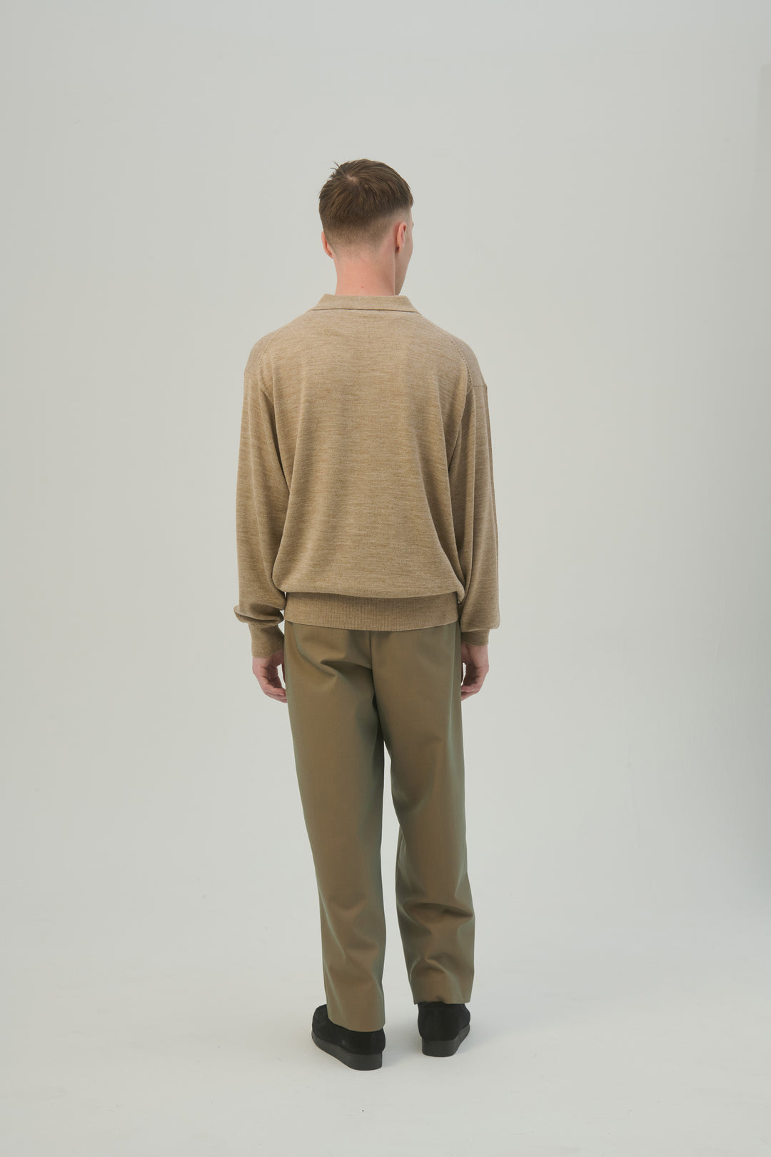 Melange Skipper Knit Polo