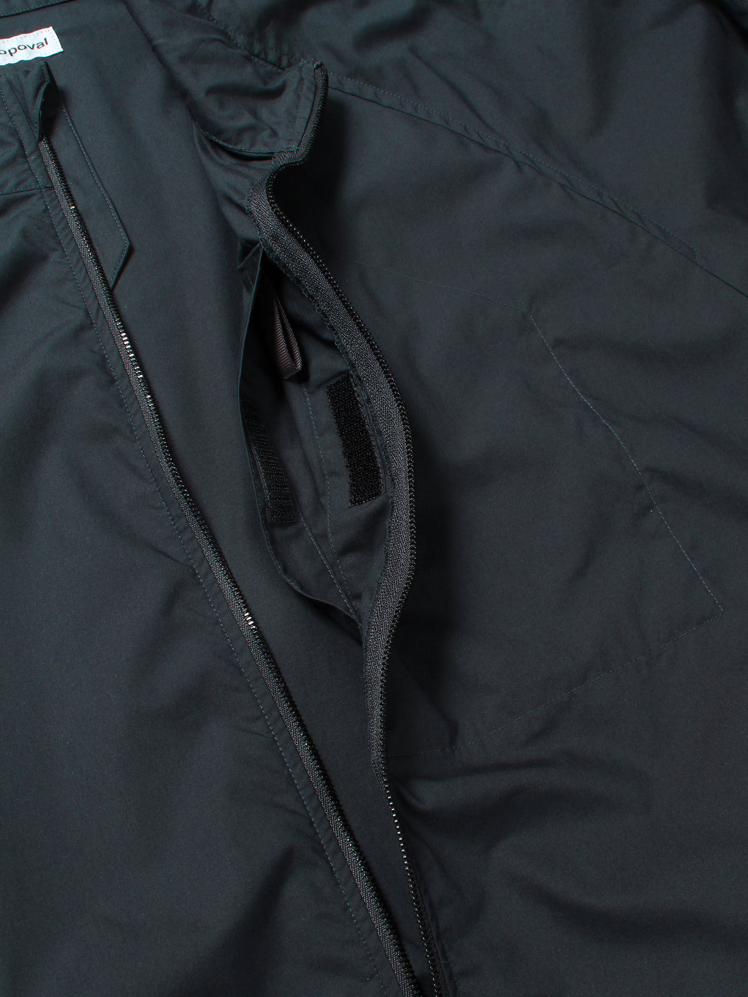 Cotton Silk Track Jacket - Silk Black
