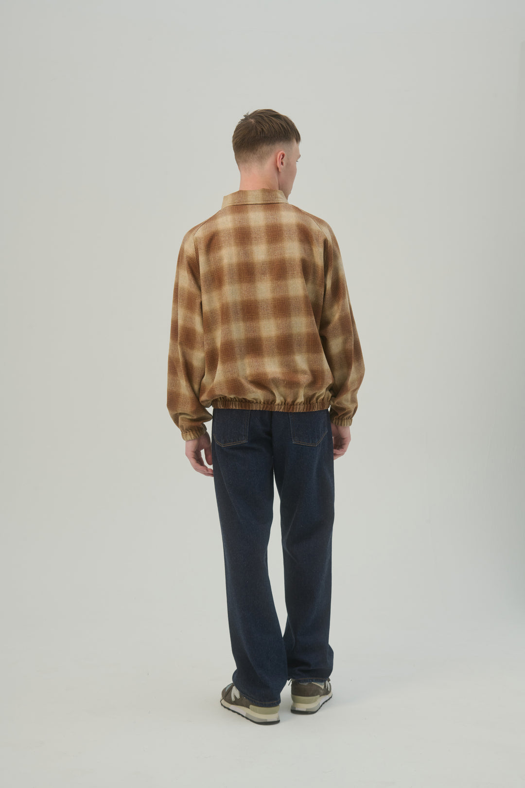 Wool Ombre Check Drizzler Shirt