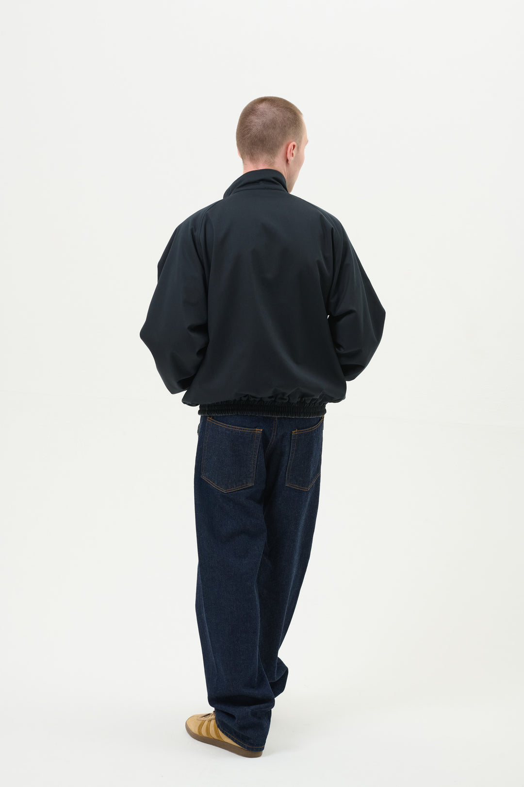 Reversible Harrington Jacket - Black