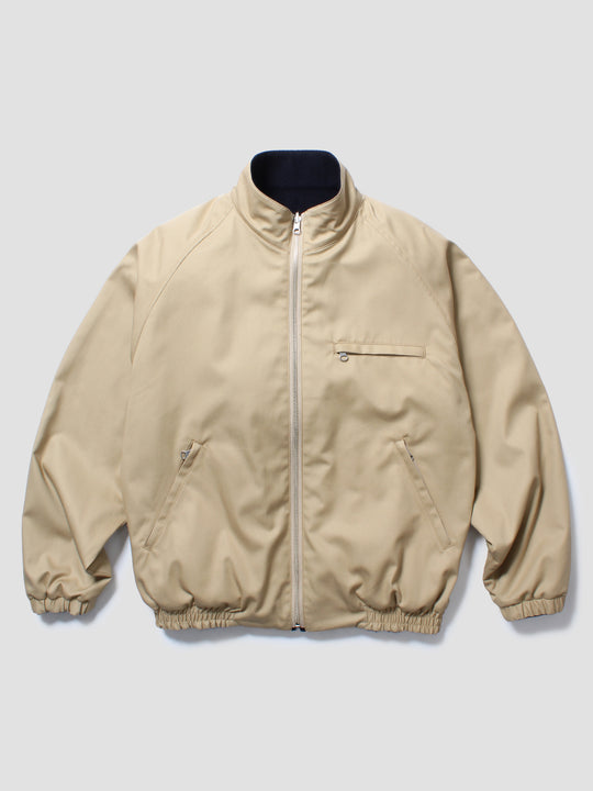 Reversible Harrington Jacket - Beige