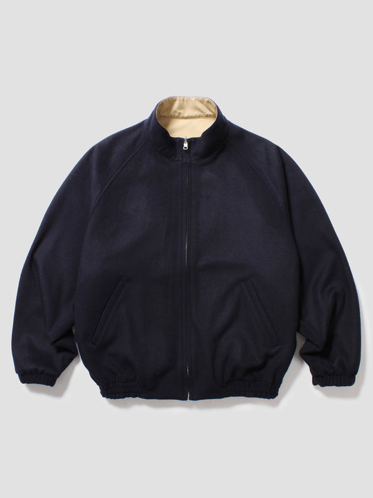Reversible Harrington Jacket - Beige