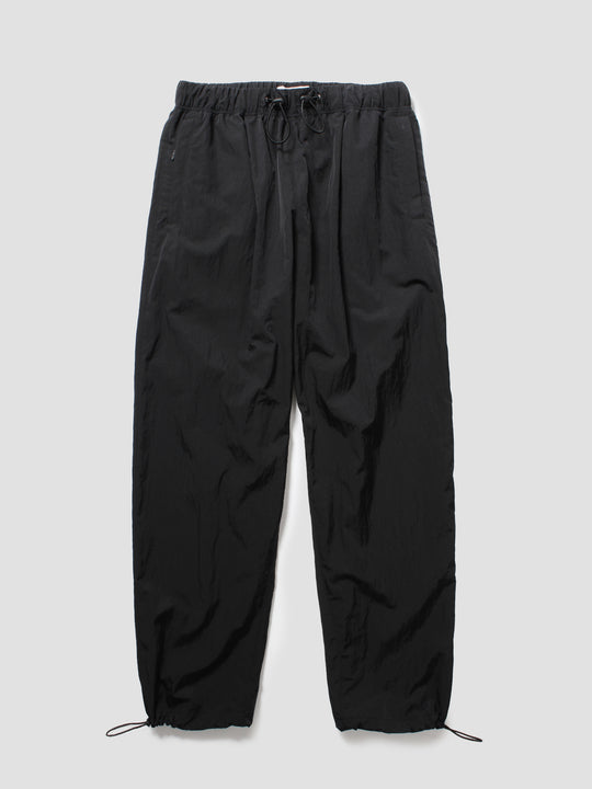 Metallic Nylon Utility Pants - Black