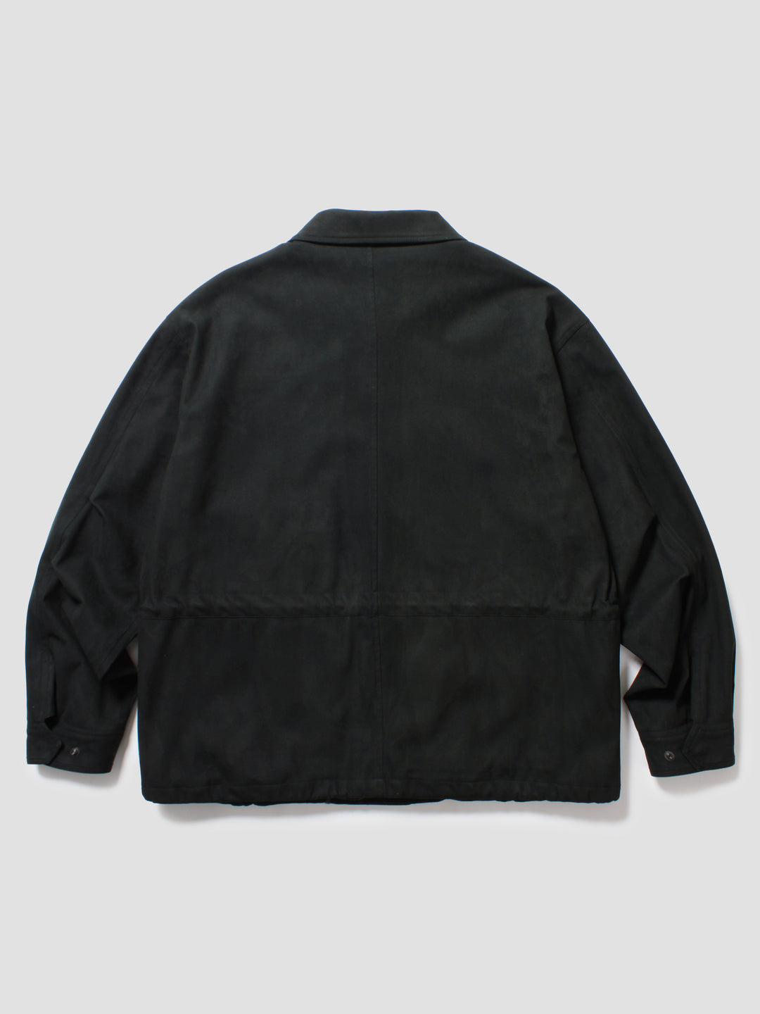 Synthetic Suede Field Jacket - Black