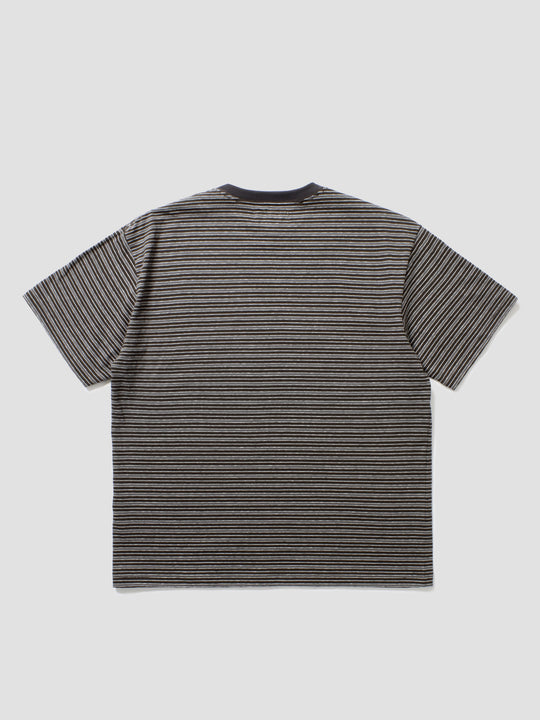 Coxon Stripe S/S Top - Black