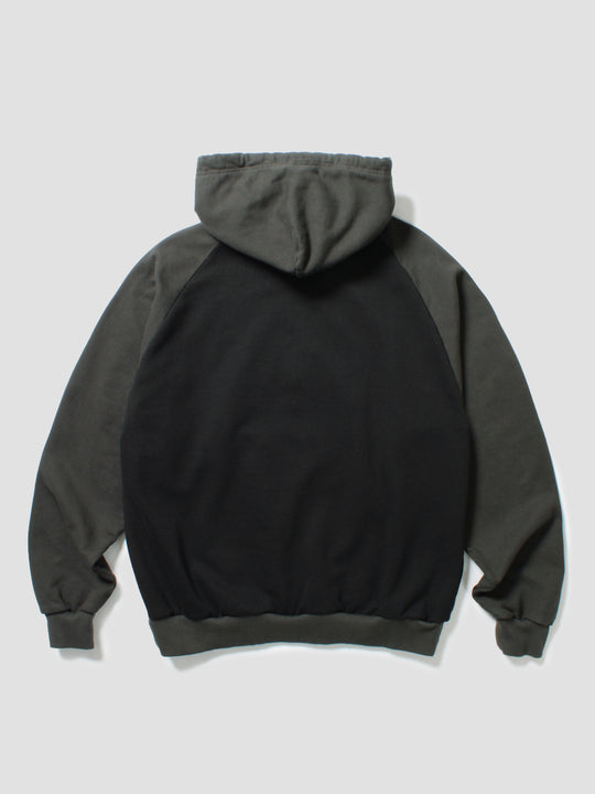 Dualtone Half Zip Hoodie - Black