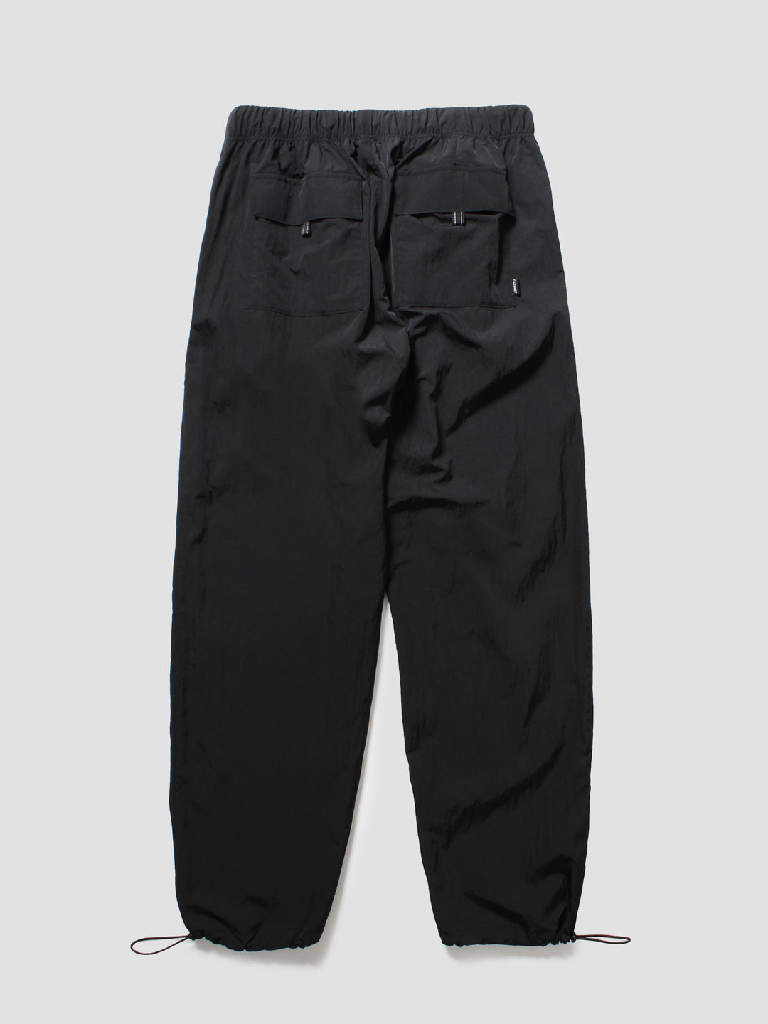 Metallic Nylon Utility Pants - Black