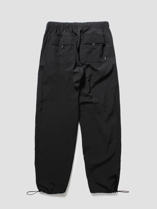 Metallic Nylon Utility Pants - Black