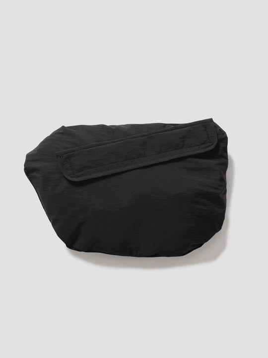 Metallic Nylon Utility Jacket - Black