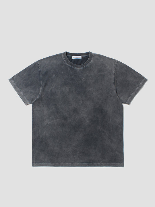 Bleach Dyed Top - Black