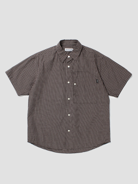 IP Plaid S/S Shirt - Brown
