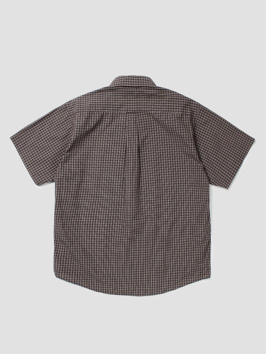IP Plaid S/S Shirt - Brown