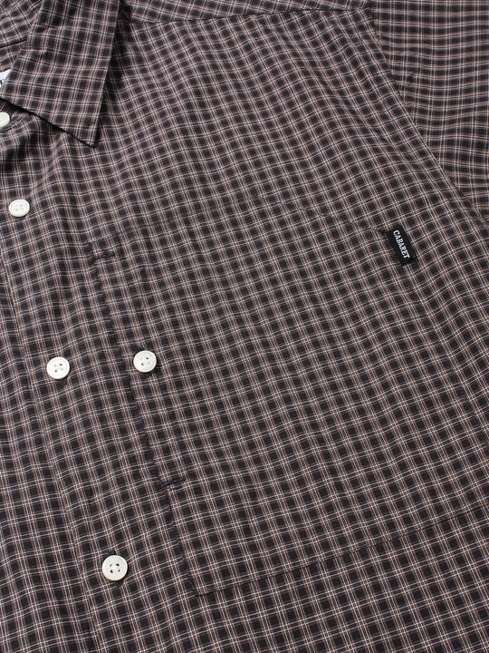 IP Plaid S/S Shirt - Brown