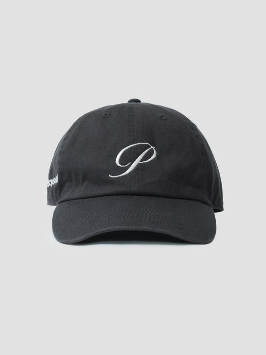 P Logo 6-Panel Cap - Charcoal