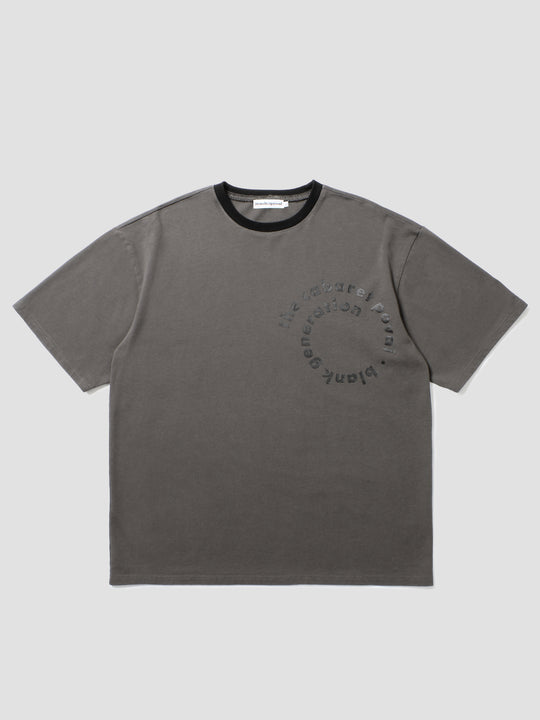Circle Logo Ringer - Charcoal