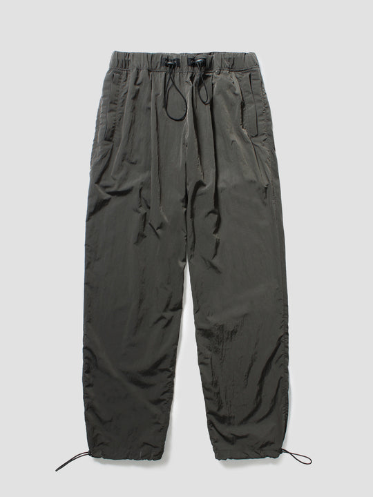 Metallic Nylon Utility Pants - Charcoal