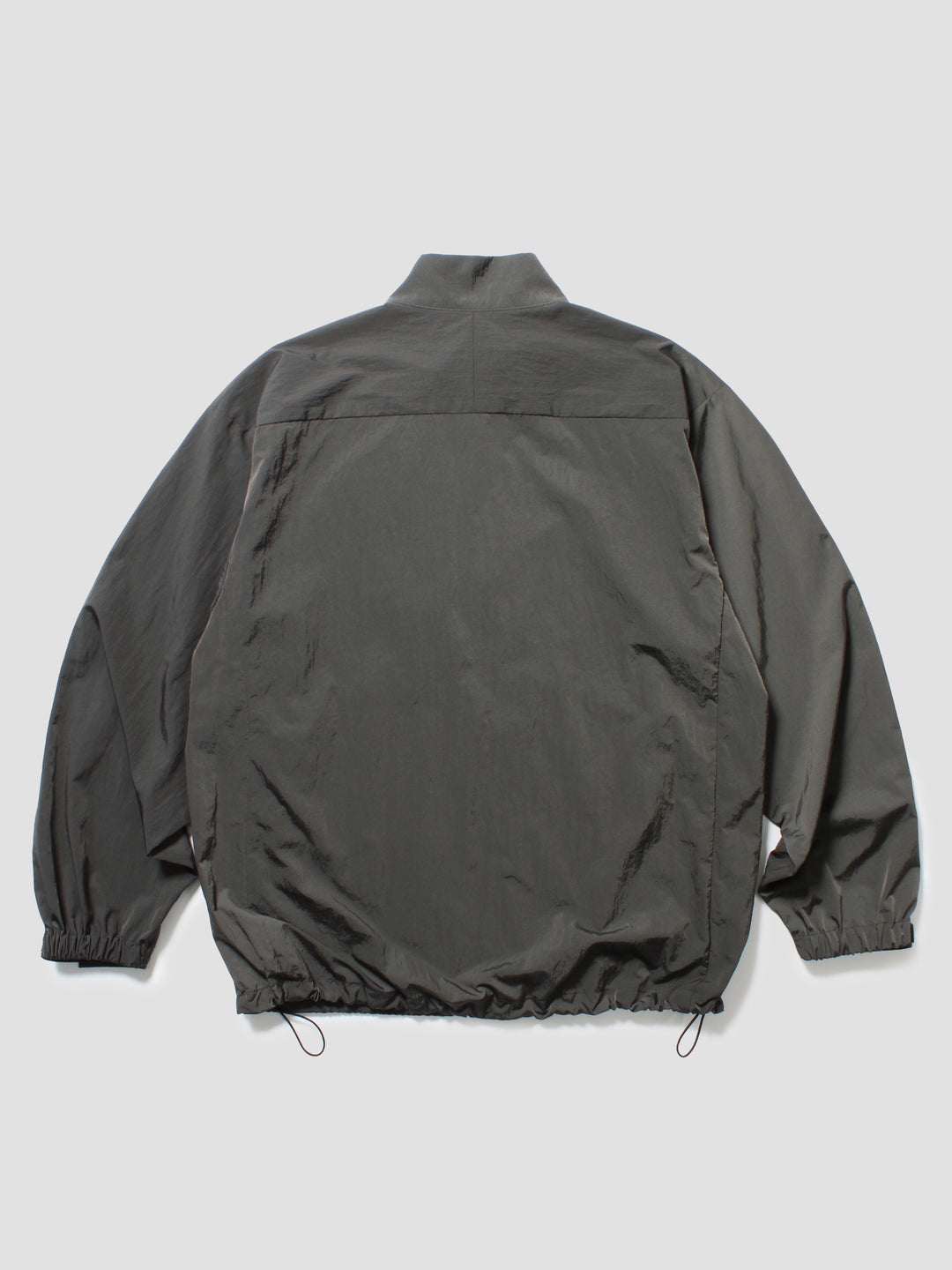 Metallic Nylon Utility Jacket - Charcoal