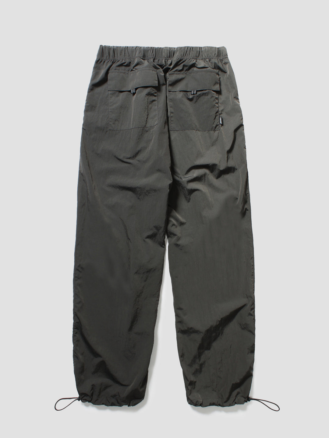 Metallic Nylon Utility Pants - Charcoal