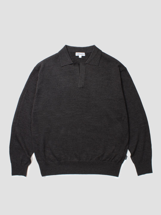 Melange Skipper Knit Polo