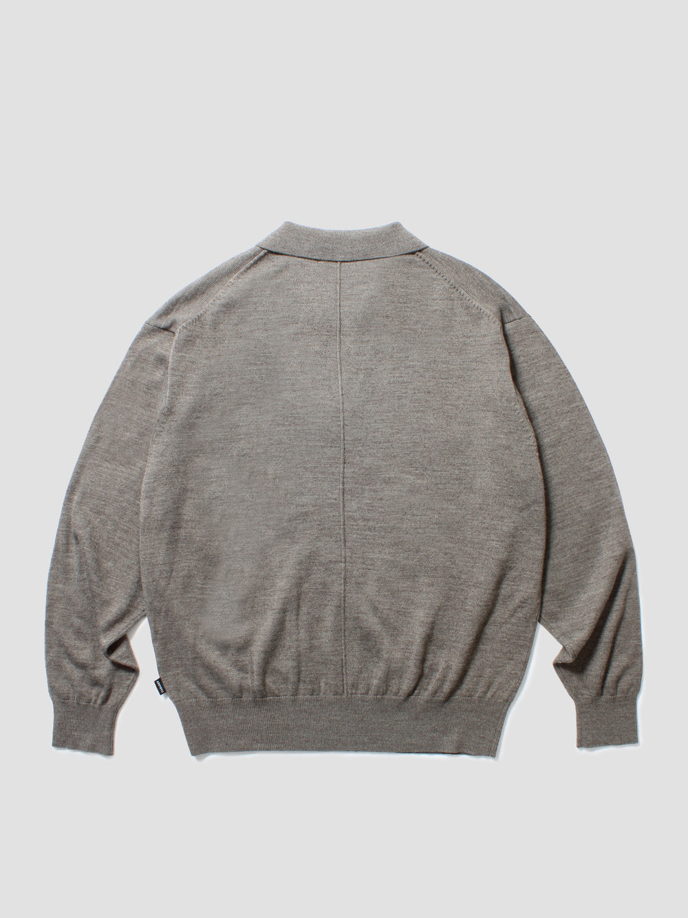Inside-Out Skipper Knit - Melange Grey