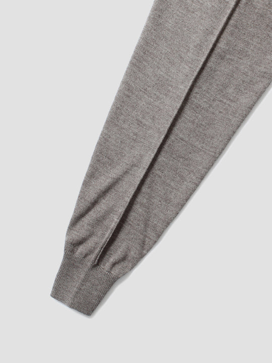 Inside-Out Skipper Knit - Melange Grey